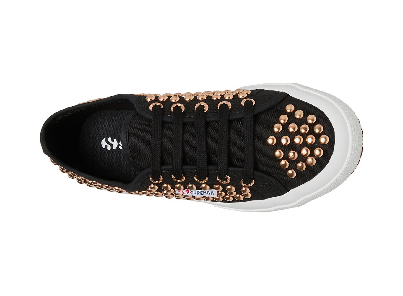 Superga Sneakers Womens - 2750 Cotstuds1w - Black - ADTWS2716